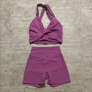 BuffBunny Purple Athletic SHORTS ONLY